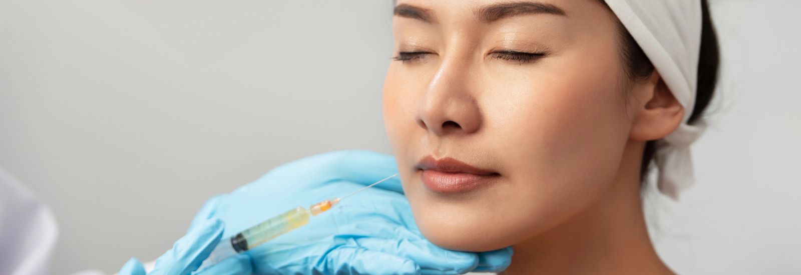 Cheek filler injection treatment injection